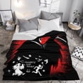 thumbnail image 4 of Jbralid Halloween Throw Blanket,Ghostface Blanket-Cozy and Warm Spooky Blankets for Adults Halloween Horror Themed Blanket 50x60 in, 4 of 5