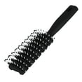 thumbnail image 1 of Peine para el cuidado del cabello, peine antiestático profesional de color negro para salón, cepillo de masaje de respuesta rápida, 1 of 12
