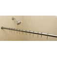 thumbnail image 4 of 1" No Drilling Shower Closet Window Tension Rod, Heavy Duty, 42"-72", Antique Silver/Pewter, 4 of 6