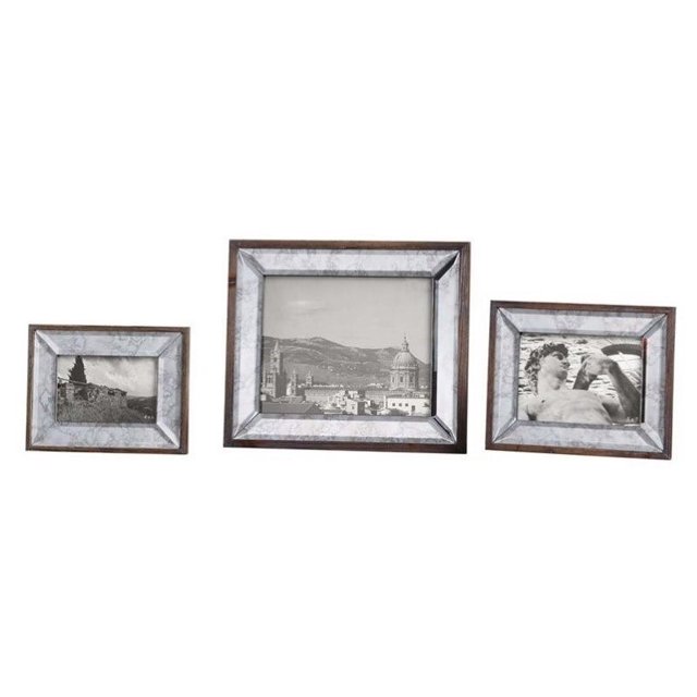 Uttermost Daria Cadres Photo Miroir Antique (Lot de 3)