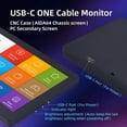 thumbnail image 5 of Pantalla para PC de 7 Pulgadas, Monitor de Temperatura IPS USB-C de 1024 X 600, Pantalla Secundaria para PC, Monitor AIDA64 con CPU, RAM y GPU., 5 of 5