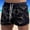 Black, variant on Lilgiuy Men's And Women's Five-point Quick-drying Drawstring Printing Breathable Sports Surfing Seaside Vacation Beach Trunks Swimming Trunks Fall Fashion for 2022 Spring Winter
