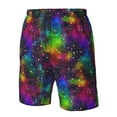 thumbnail image 5 of Naloa Bright Universe Men's Beach Shorts, Surfing shorts, Swim trunks, Quick Dry Swim Trunks for Surfing Beach Fun - Small, 5 of 9