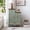 Sage Green, variant on Farmhouse Accent Storage Cabinet with Drawer and Door, Rustic Two-Tone Wood Dresser-Style Side Cabinet with Carved Cutout Panels for Living Room, Bedroom or Small Spaces