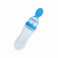 thumbnail image 3 of Biberón de Silicona para Bebé, Cuchara, 90ml, Alimentador Exrimidor de Cereales, Caliente, 3 of 7