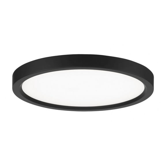 11 Inch 20W 1 Led Round Flush Mount-Coal Finish Minka Lavery 711-66A-L