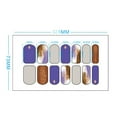 thumbnail image 2 of 1Sheet/14PCS INS Trendy Strips Semi Cured Simple Gel Nail Stickers Gel Nail Polish Strips Gel Full Nail Wraps Nail Art Stickers DESIGN 1, 2 of 8