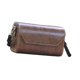 thumbnail image 1 of Estuche para cámara de cuero sintético, bolso de hombro para cámara DSLR, bolsa profesional para llevar como regalo Café, 1 of 9
