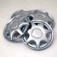 thumbnail image 2 of Set of 4  Metallic Silver Pop-On Hubcaps 15" WC2-15-5014-S - Hub Caps Wheel Skin Cover 15 Inches 4 Pcs Set, 2 of 4