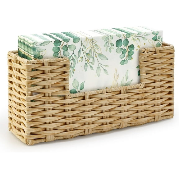 Modern Vertical Paper Guest Towel Holder, Bathroom Disposable Hand & Face Towel Stand, Napkin Dispenser Tray for Kitchen Table and Guest Bath Decor Essentials