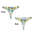 Adobk Summer Leopard Print Seamless Women Underwear Thongs,No Show