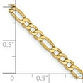 thumbnail image 4 of Primal Gold 14 Karat Yellow Gold 3.5mm Semi-solid Figaro Chain, 4 of 5