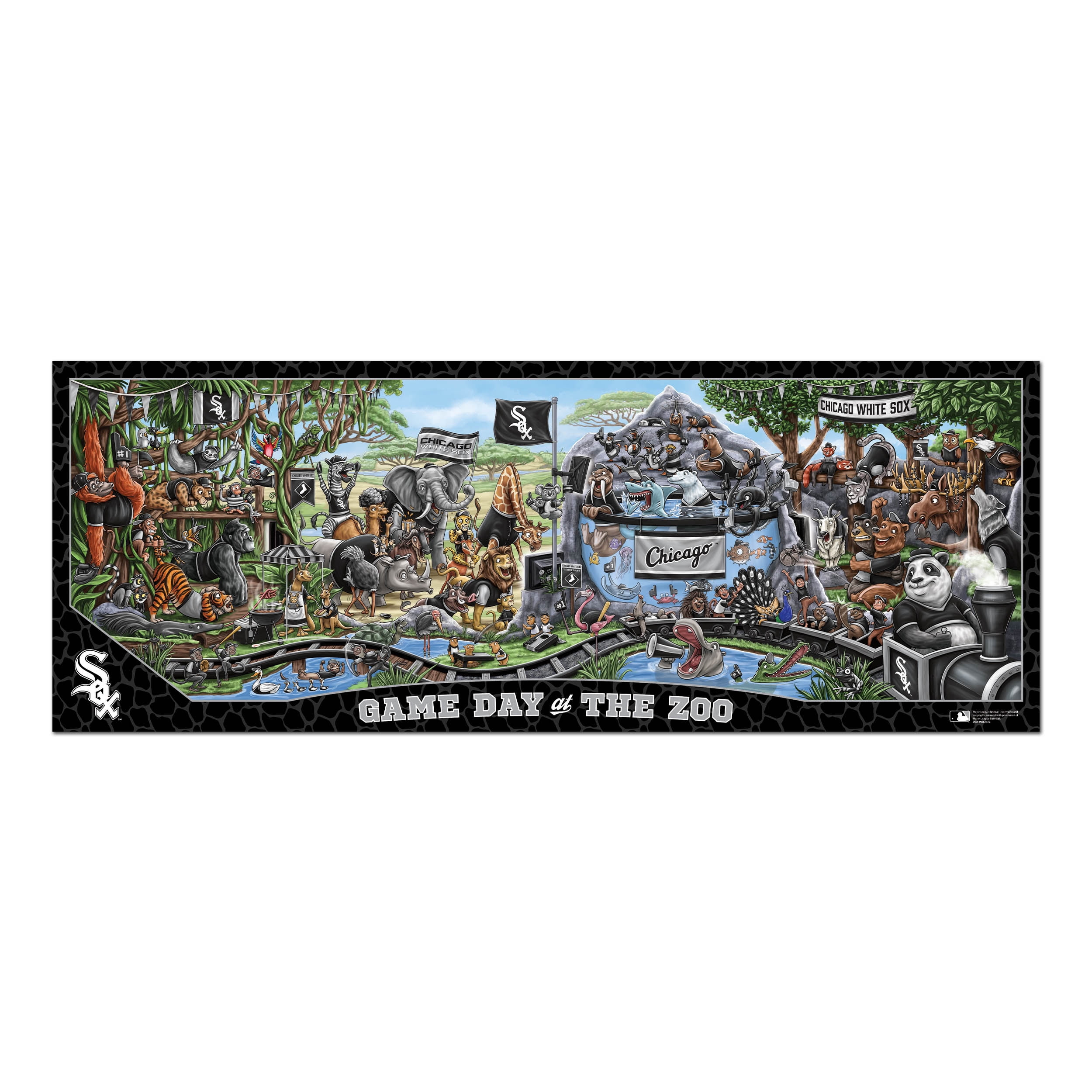 YouTheFan MLB Chicago White Sox Game Day at the Zoo Puzzle - 500 Piece