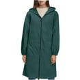thumbnail image 3 of Pyhlmscde Women's Thin Work Rainproof And Windproof Coat, Jackets for Women, Women Fall Clothes, Winter Clothing for Women, 3 of 6