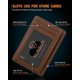 thumbnail image 4 of Tarjetero de piel Wallet RUNBOX Slim con bloqueo RFID, 4 of 6