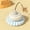 Beige, variant on Electric Auto Rotating Feather Interactive Cat Toy, Smart Sensor Self Play Kitten Entertainment Toy