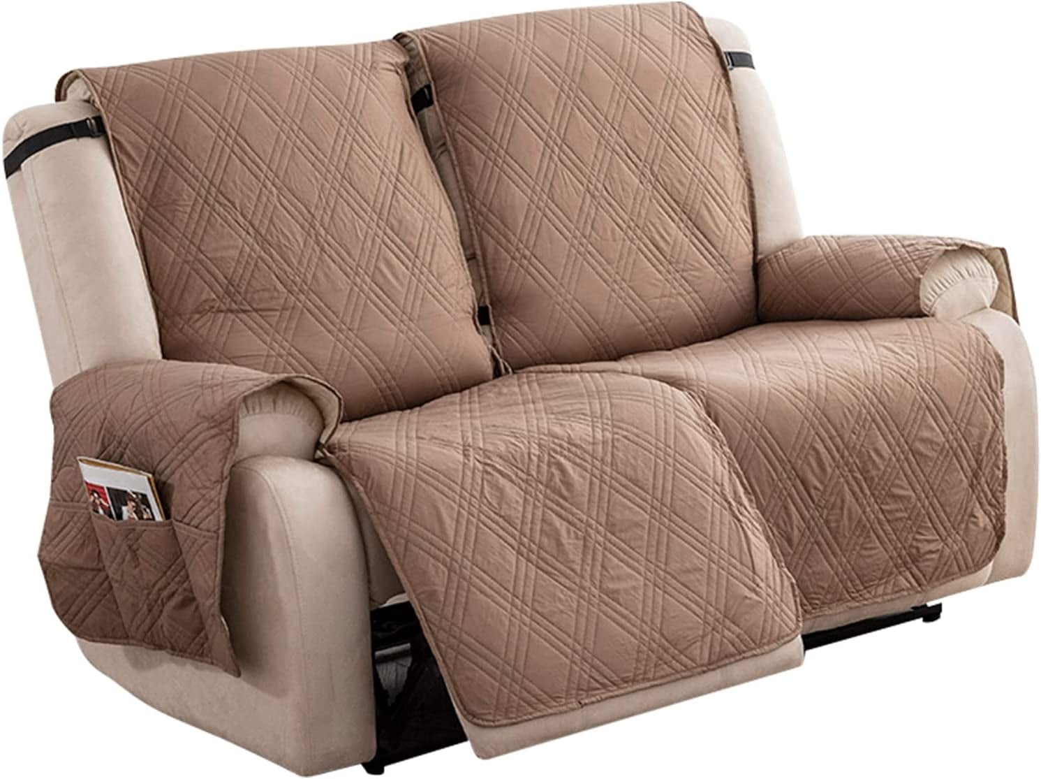 Couch Cover for Reclining Couch 3 Seat NonSlip, Recliner Sofa Covers