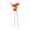 Orange, variant on Hyasfey Self-Locking Fishing Rod Holder Stake Adjustable Lightweight Heavy Duty Sea Fishing Pole Support Stand Ground Spike Outdoor Fishing Accessories