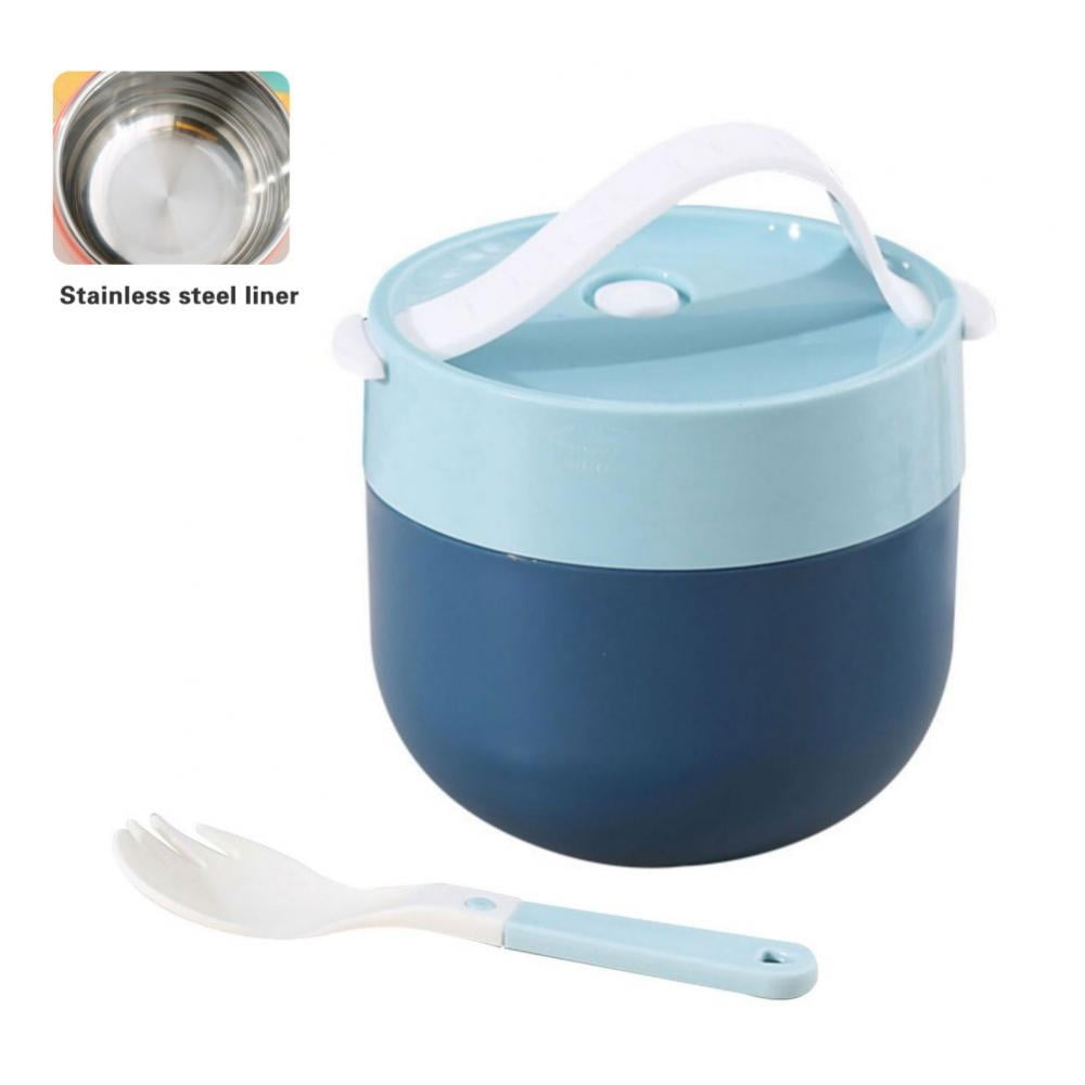Nyidpsz 710ml Thermal Soup Container Stainless Steel Vacuum Insulated Lunch  Box Food Container with Foldable Spoon for Kids Adults School Office Picnic  Travel Outdoors 