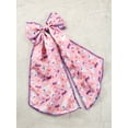 thumbnail image 3 of Way to Celebrate Halloween Print Hair Bow Barrette, Pink , 1 Piece, 3 of 4