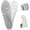 1pair, variant on Insoles for Women Men, 4D Cloud Tech Super Soft Memory Foam Cushioning Shoe Inserts with Arch Support & Shock Absorption for All-Day Comfort