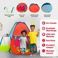 Kiddzery 3in1 Pop Up Tent Toddler Playhouse Set with Play Tunnel