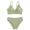 Green, variant on GYRATEDREAM Teen Girls' Swimsuits Two-Piece V-Neck Bikini Adjustable Shoulder Straps Swimsuit with Chest Pad 8-14 Years