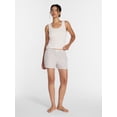 thumbnail image 3 of Joyspun Women's Woven Pajama Boxer Shorts, 3'' Inseam, Sizes XS-2X, 3 of 6