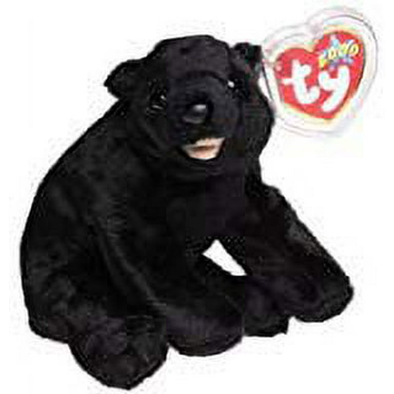 Ty Beanie Baby Cinders the Black Bear Stuffed Animal MWMT