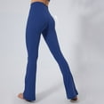 thumbnail image 4 of REALiKUN Flare Scrunch Leggings for Women V Cross Waist Bell Bottom Yoga Pants Bootcut Workout Leggings, 4 of 6