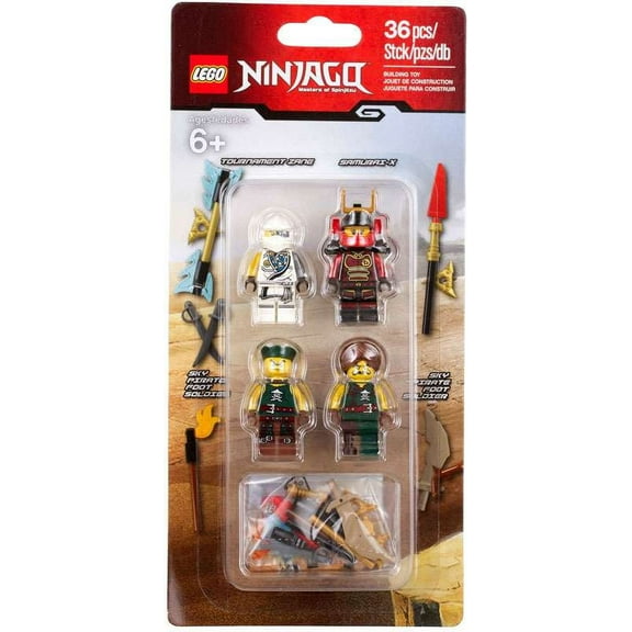 Lego Ninjago Minifigures Set - 853544 Set of Accessories Sky Pirate with Samurai X & Z (Retired)