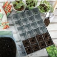 thumbnail image 5 of Kings County Tools Seed Starter Tray - Galvanized Steel Seedling Tray with 24 Plant Starter Pots, 5 of 6