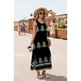 thumbnail image 5 of Wiholl Maxi Dress Summer Dresses 2026 Beach Vacation Clothes Sleeveless Sundresses with Pockets, 5 of 9