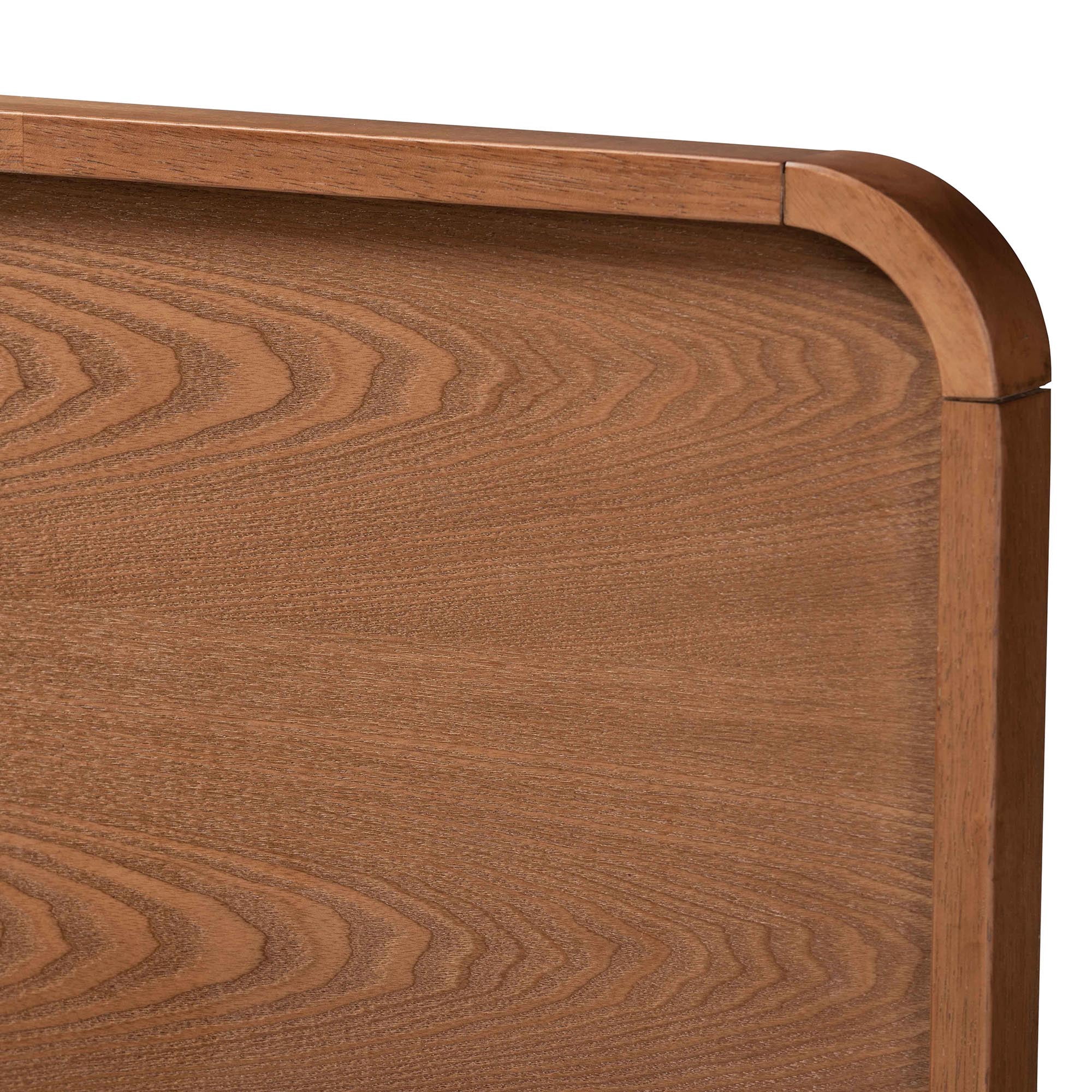 Baxton Studio Demeter Mid-Century Bedroom Set, 3-Piece, Walnut Brown