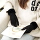 thumbnail image 3 of Xiao Hua Guantes de invierno para mujer, térmicos, resistentes al viento, de ante, color rosa, 3 of 3
