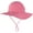 Pink, variant on HECCEl Baby Sun Hat PF 50+ Windproof Sunscreen UDryShade WhaleFold Outdoor Beach Hat for 6-24 Months, Pink