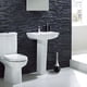 thumbnail image 5 of Juego de escobilla de baño juego de soporte para escobilla de limpieza con base de acero inoxidable escobilla de baño limpieza de cepillo de ducha plateado ANGGREK  Otros, 5 of 5