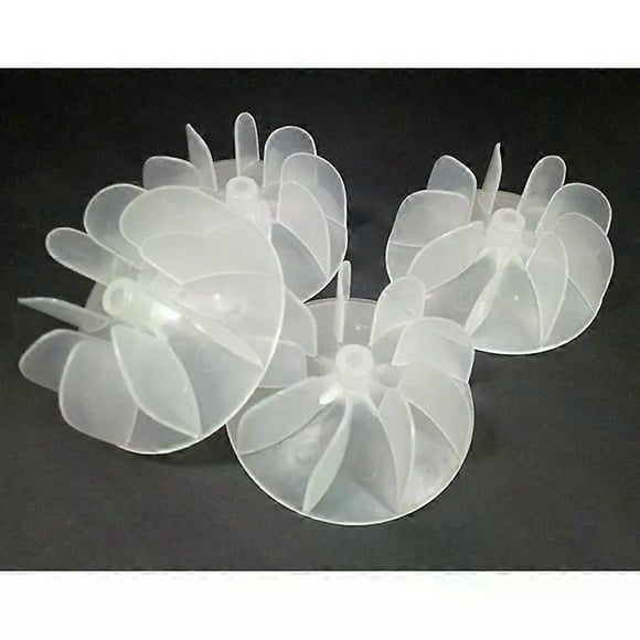 10 Pieces/Set Transparent Color Plastic Fan Blades Hair Dryer Universal High Power AC Motor Plastic Fan Blade