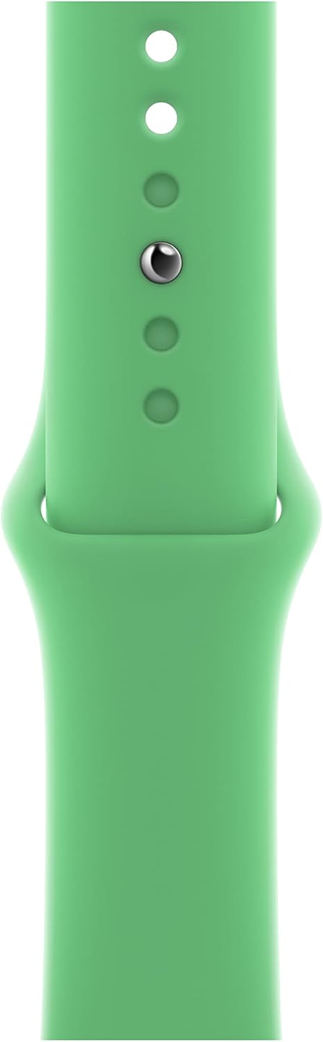 Apple Watch Bright Green Sport Band 41mm Bundle with Cleaning Kit and USB C Charger Block