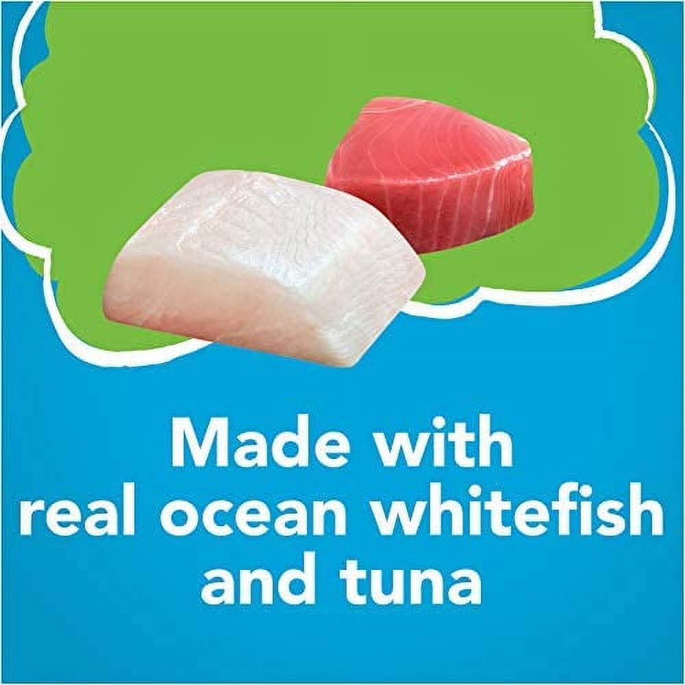 Friskies Pate Wet Cat Food, Ocean Whitefish & Tuna Dinner, 5.5 OZ, 12 Count