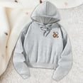 thumbnail image 1 of Jersey Tops Sudadera Tops Ropa de mujer Sudadera con capucha con cordón causal suave, Sudadera con capucha elegante para caminar uso diario XL, 1 of 9