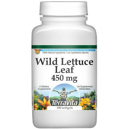 Sauvage laitue - 450 mg (100 capsules, ZIN: 514665)