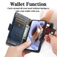 thumbnail image 2 of Case for Motorola Moto G31 Cover Leather Wallet Folio Case Book Design Flip Magnetic Closure - Blue, 2 of 5