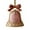 Pink, variant on USA 250th Anniversary Bell Ornaments 2025 Christmas Tree Hanging Decorations, 2D Metal Gold Jingle Bells Hanging Doorbell Xmas Ringbell Vintage Doorbell for Patriotic Holidays Party(Green)