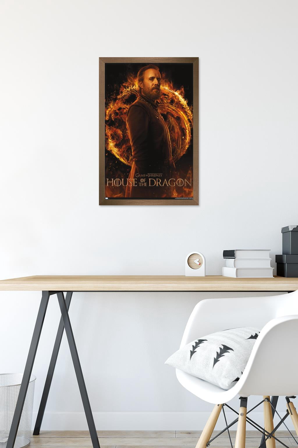 House of the Dragon - Otto One Sheet Wall Poster, 14.725" x 22.375" Framed