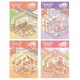 thumbnail image 4 of PEACNNG 4 Sets DIY 3D House StickersFunny Stickers Scene Make Own Your G3Q6, 4 of 7