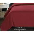 thumbnail image 5 of Unique Home 3 Piece ESTANCIA Ultrasonic Embossed Bed Spread Clearance bedding Comforter Duvet Set Fade Resistant, Super Soft, 118x106in (King,Burgundy), 5 of 5