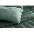thumbnail image 2 of Messy Bed Washed Cotton Comforter Mini Set, King, Sage, 2 of 6