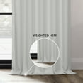 thumbnail image 3 of HPD Half Price Drapes Oyster Mist Faux Linen Grommet Room Darkening Curtain (1 Panel), Oyster, 50W X 108L, 3 of 10