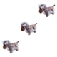 thumbnail image 4 of Greeniant Chubasquero impermeable para mascotas para cachorros - Hebillas de doble Chaqueta de ropa transparente de secado rápido Marco azul M Type1 NO1, 4 of 6